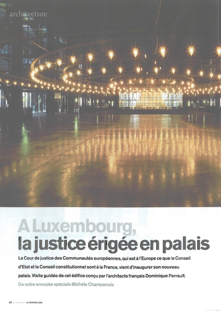 Presse: Le Monde CJUE (02/2009)