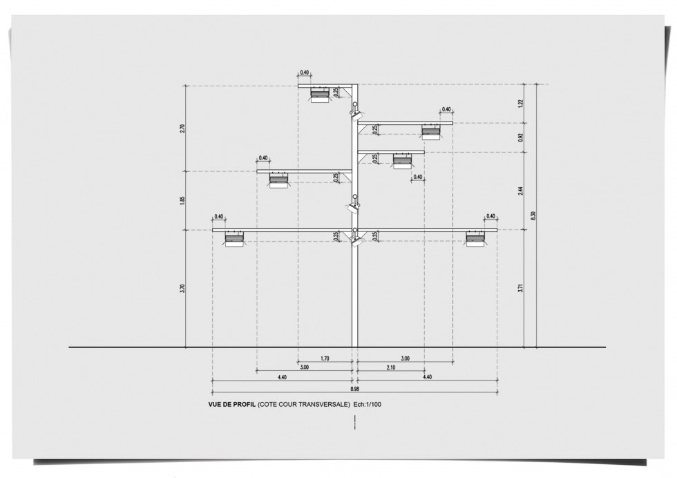 Mât Nouvelle Entrée BNF