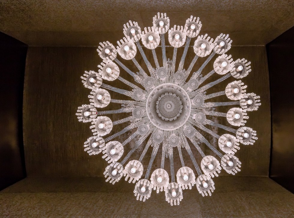 Vestibule chandelier