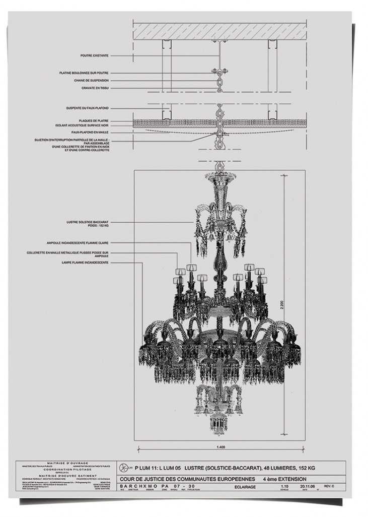 Lustre des vestibules