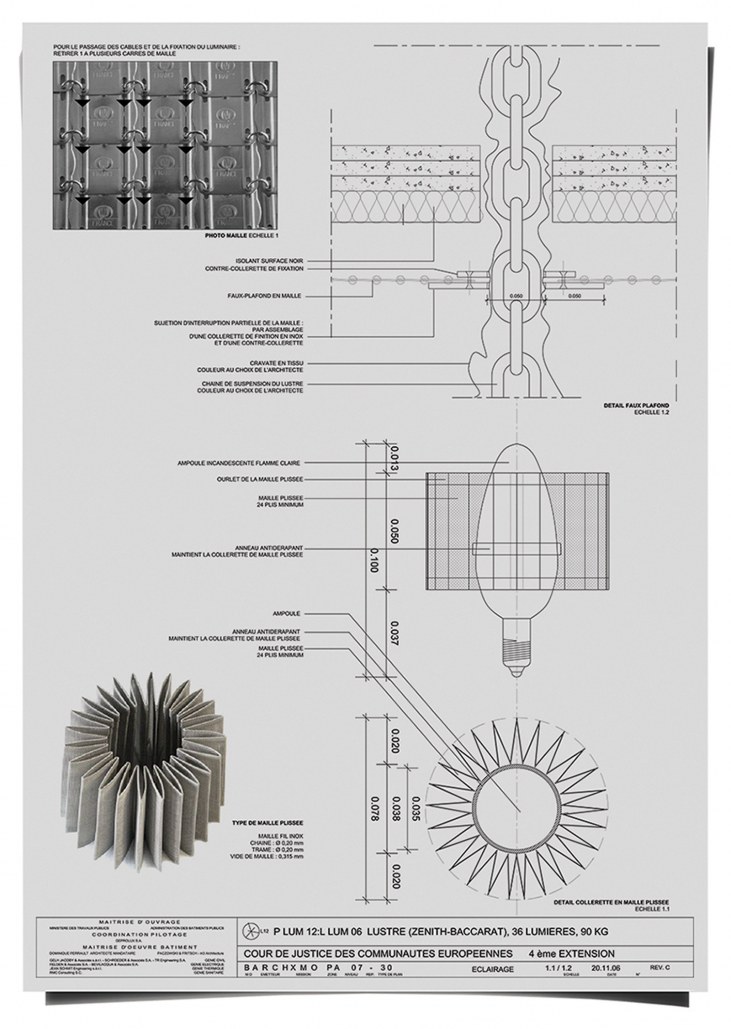 Lustre des vestibules