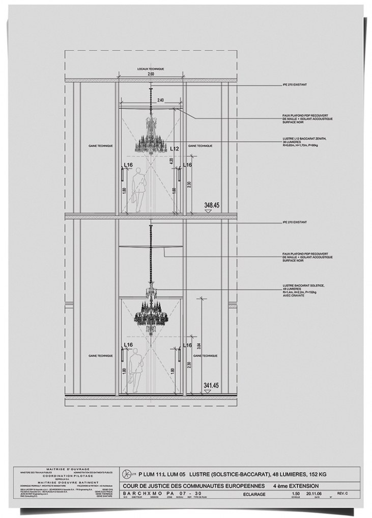 Lustre des vestibules