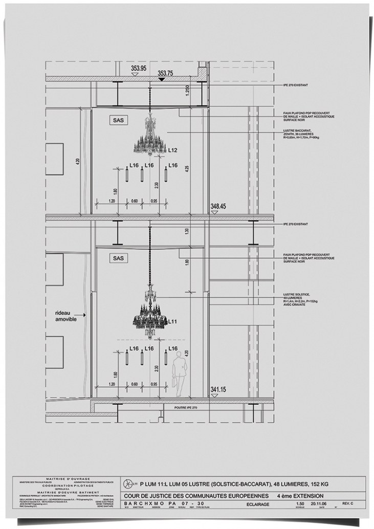 Vestibule chandelier