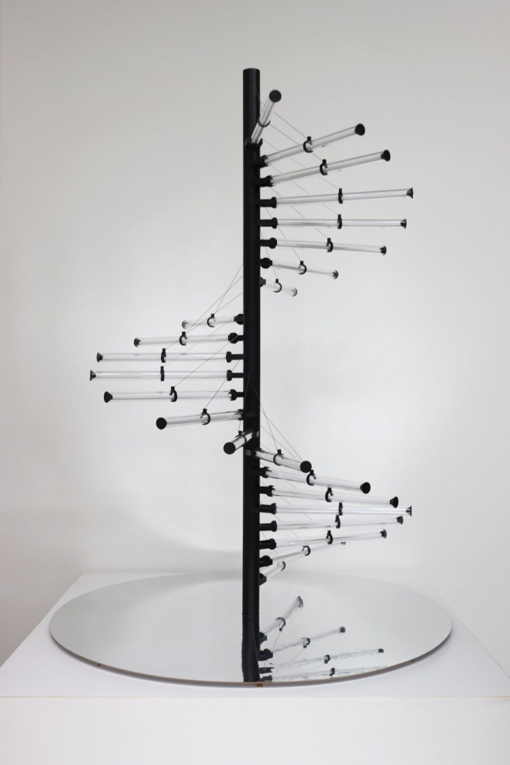 Helical chandelier